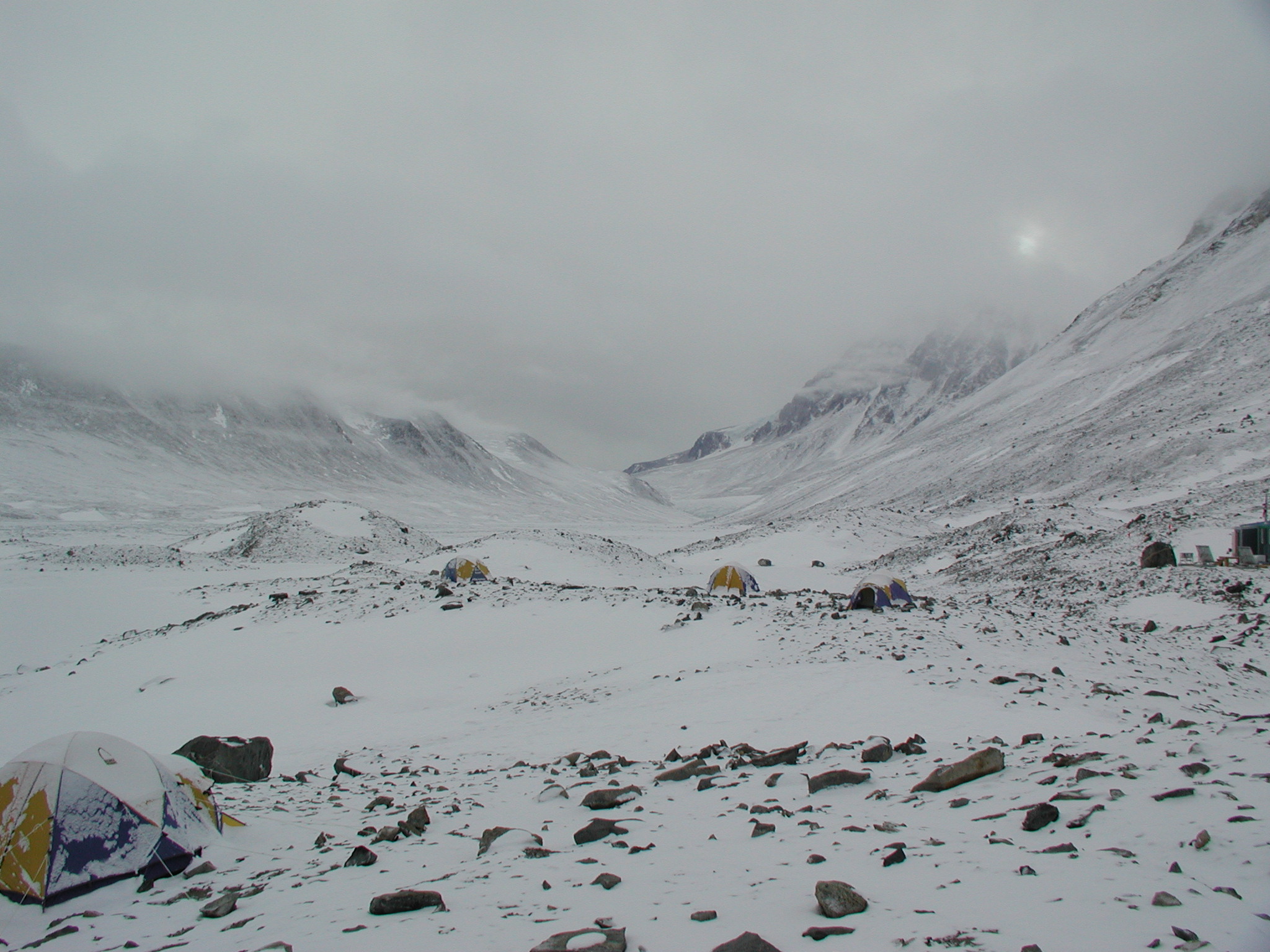 Our sleeping tents at Lake Hoare